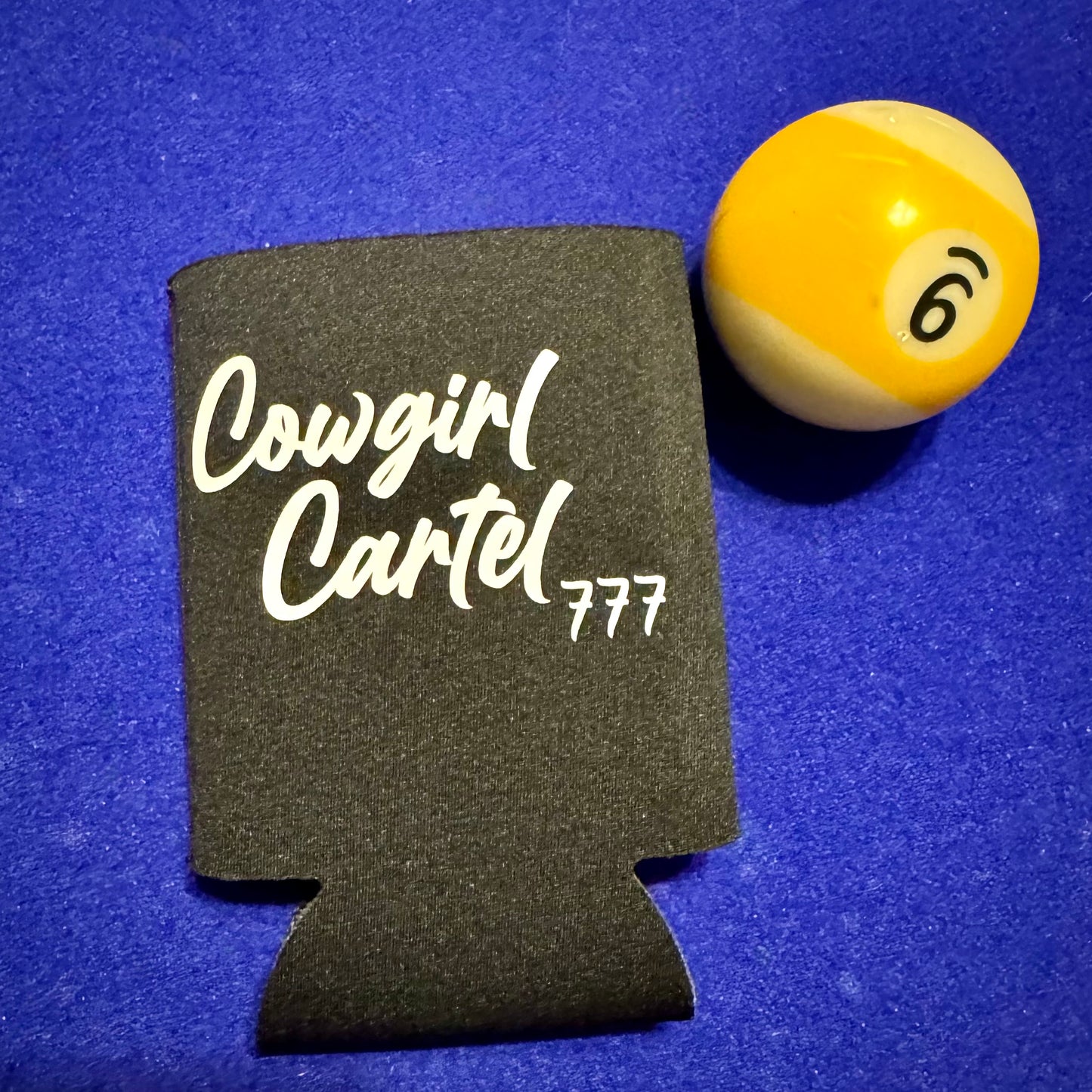 Black Cowgirl Cartel 777 Koozie