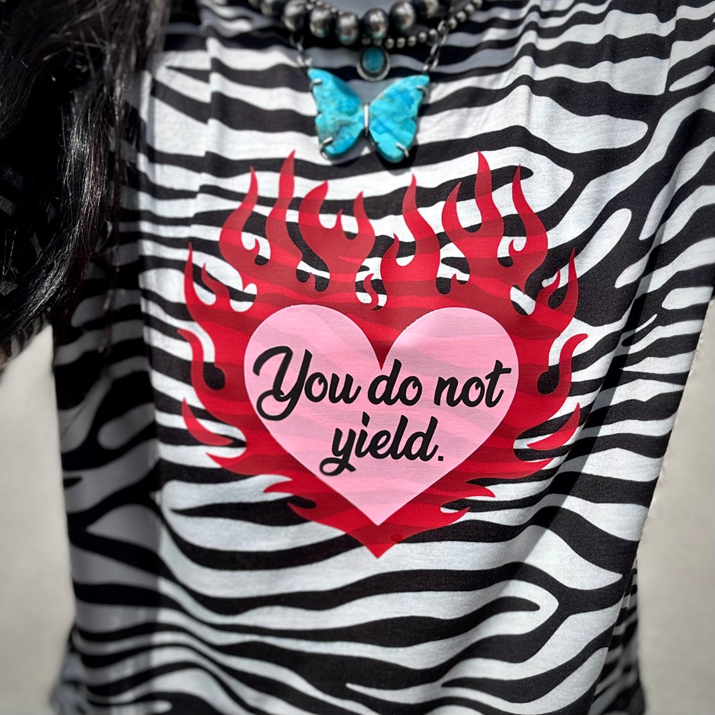 Fire Heart Tee – You Do Not Yield