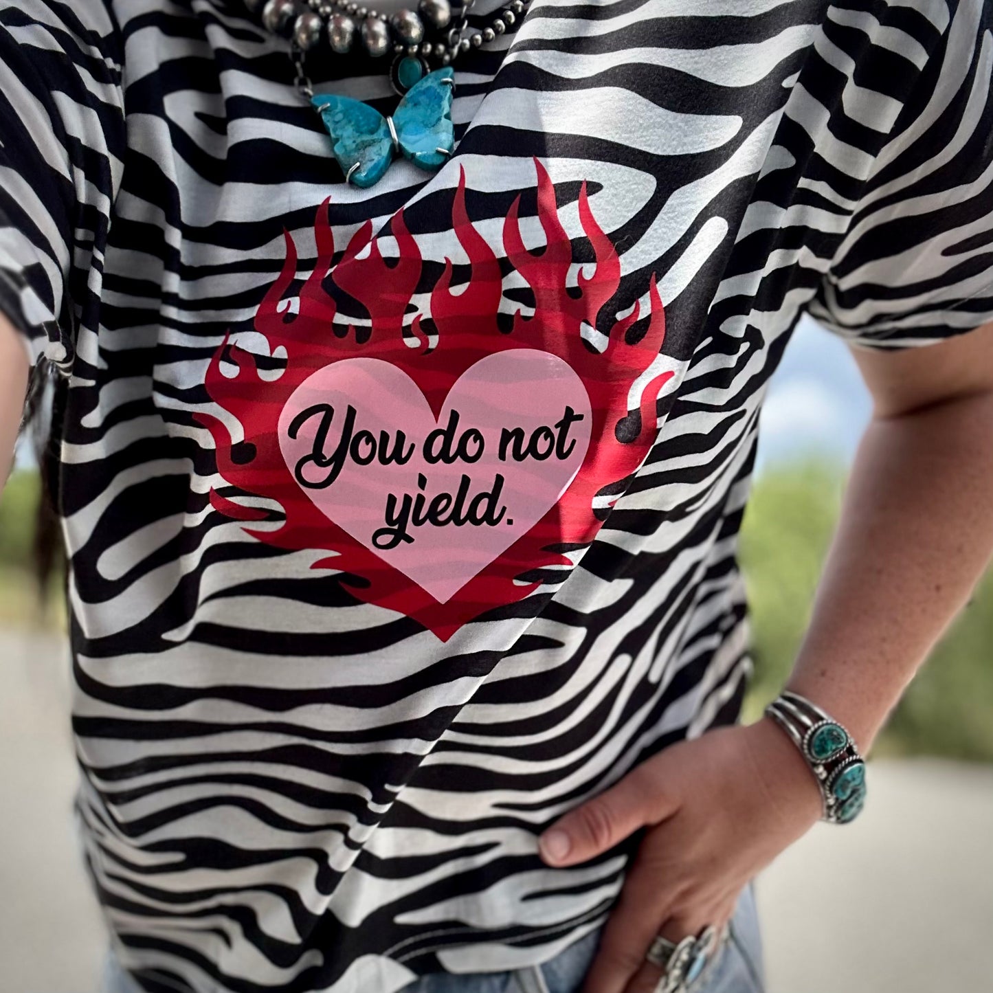 Fire Heart Tee – You Do Not Yield