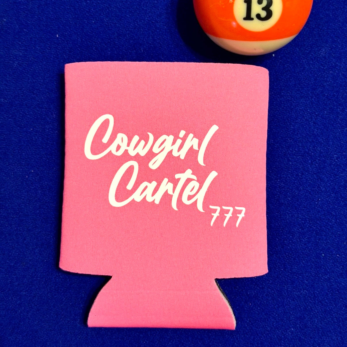 Pink Cowgirl Cartel 777 Koozie