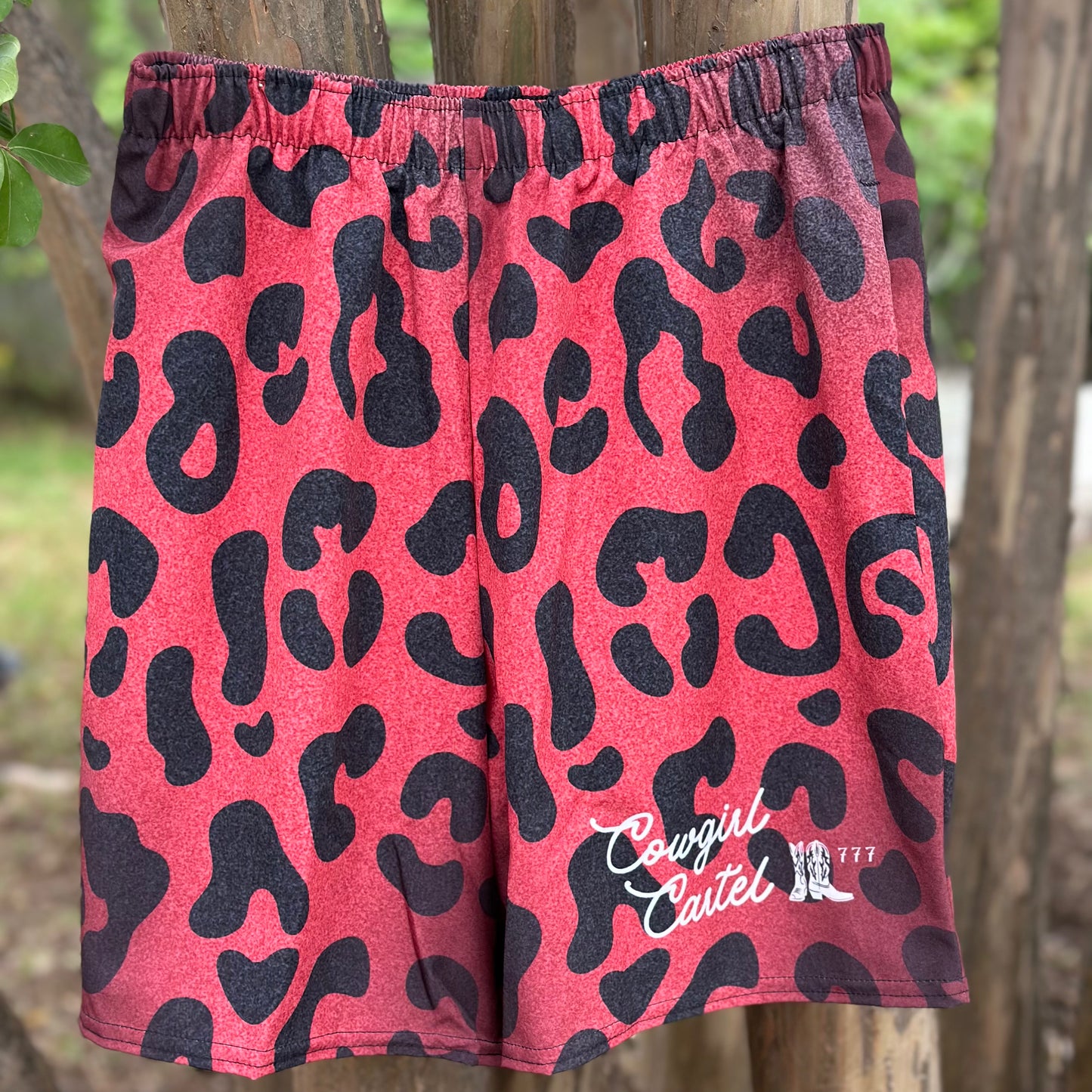 The Leopard Swim Trunks