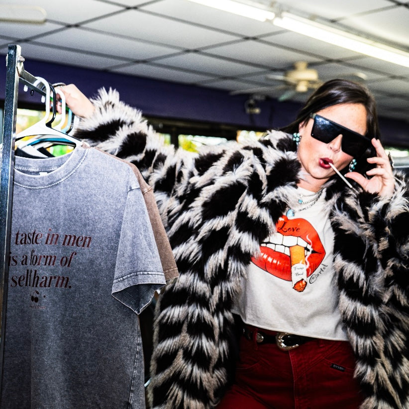 Love Burns Cropped Tee